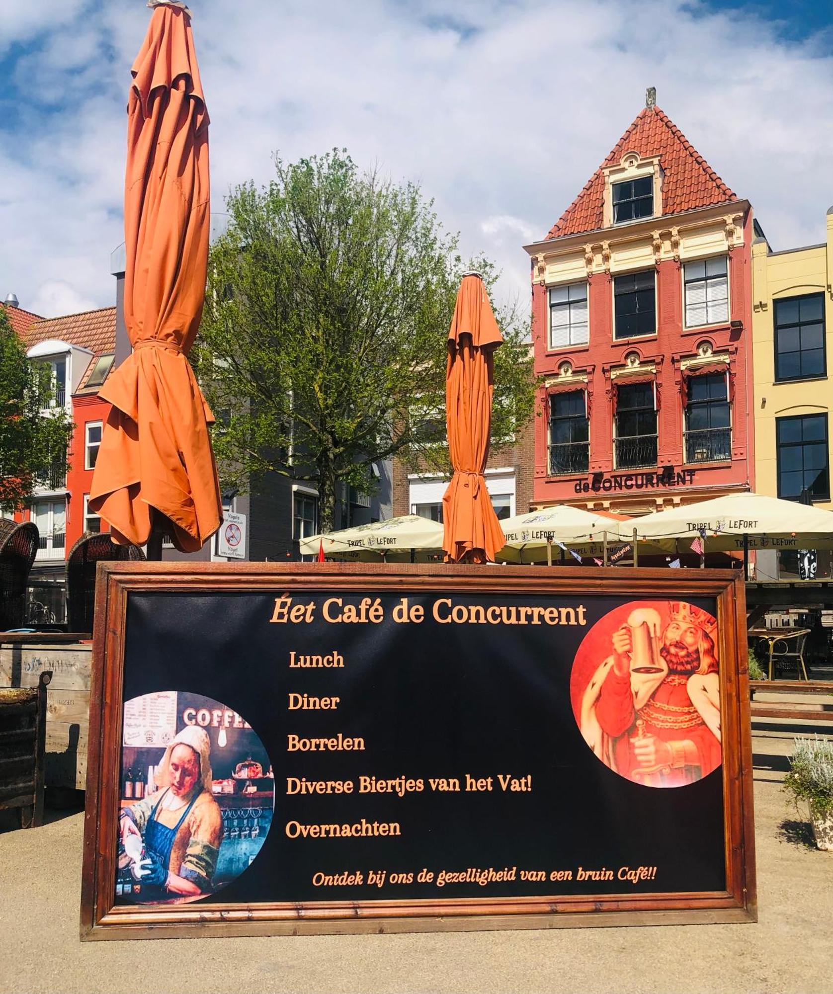 Slapen Bij Cafe De Concurrent Otel Vlissingen Dış mekan fotoğraf